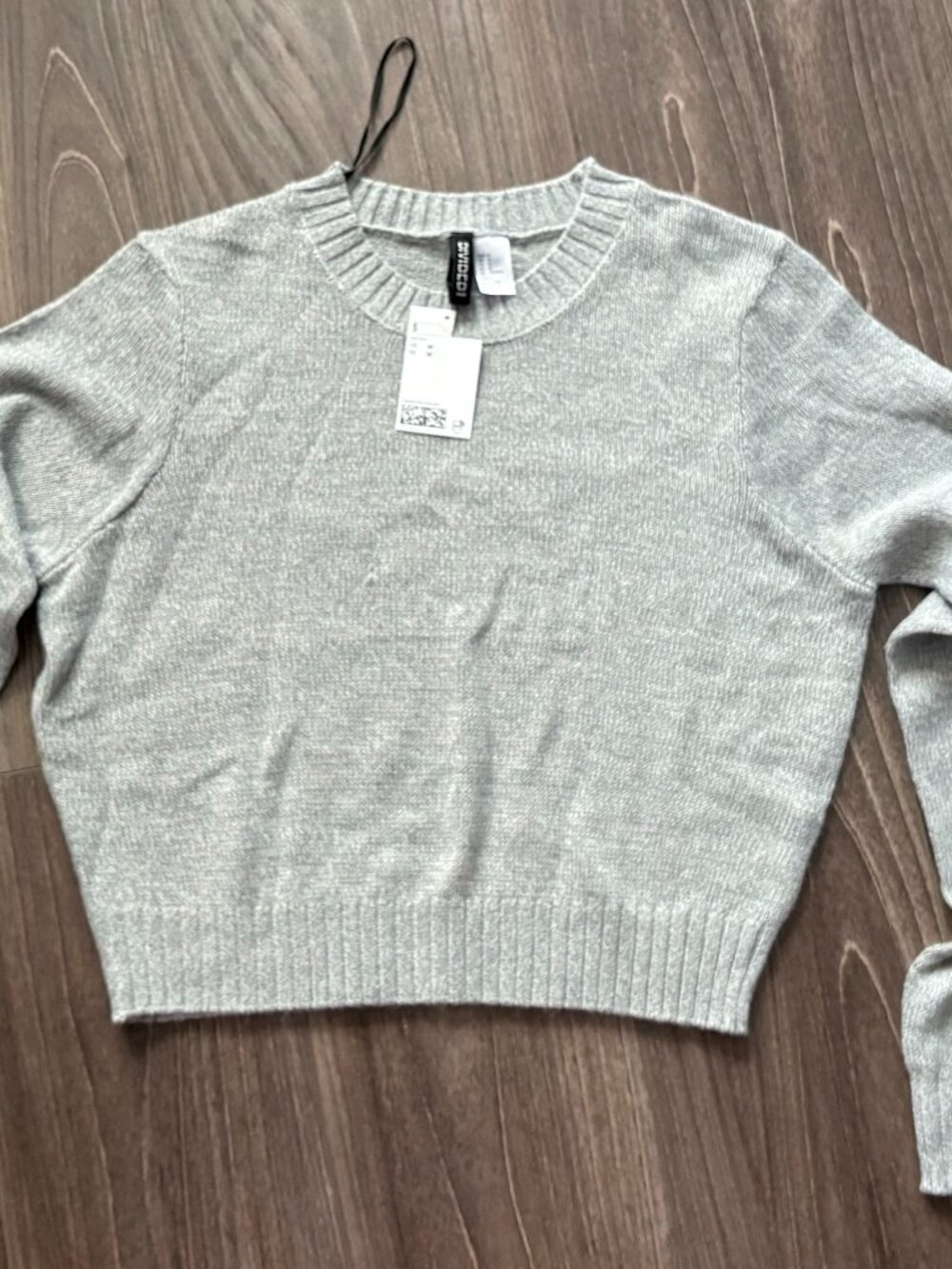 H and M Divided Sweater- Gray